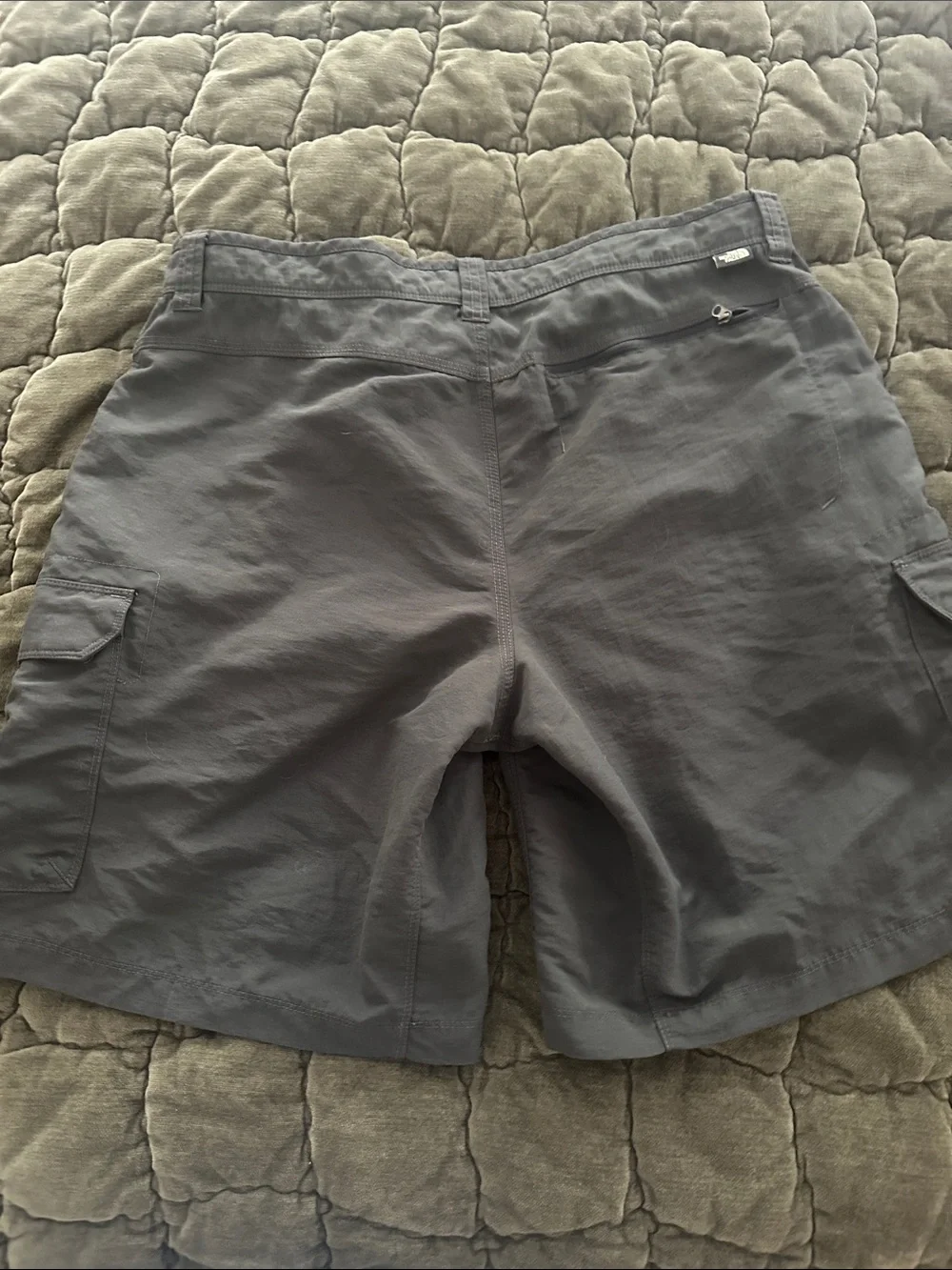 The North Face Men's Cargo Shorts — Dark Gray size 38; 9 1/2 inseam